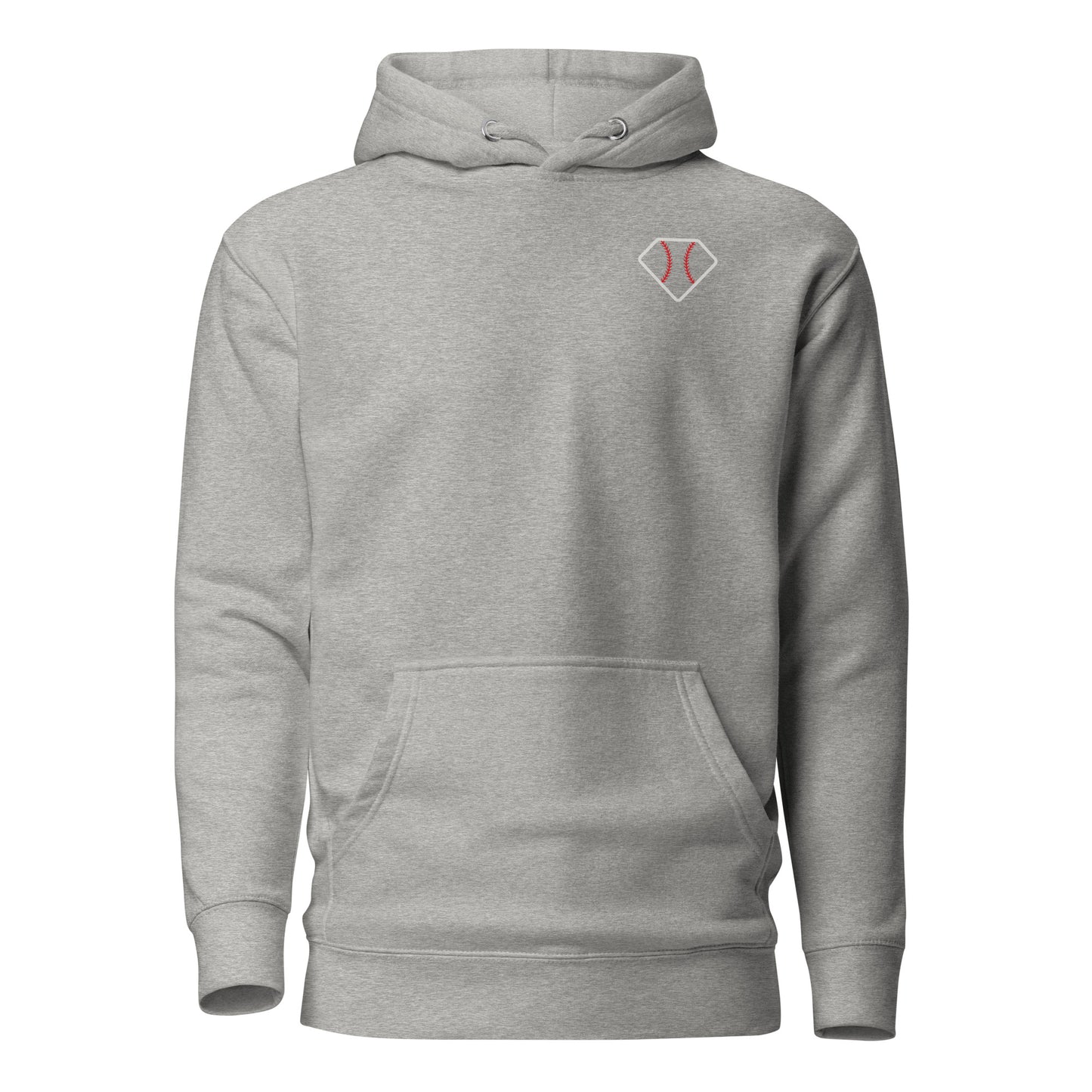 Diamond Vibes Softball Classic Blue Logo Hoodie