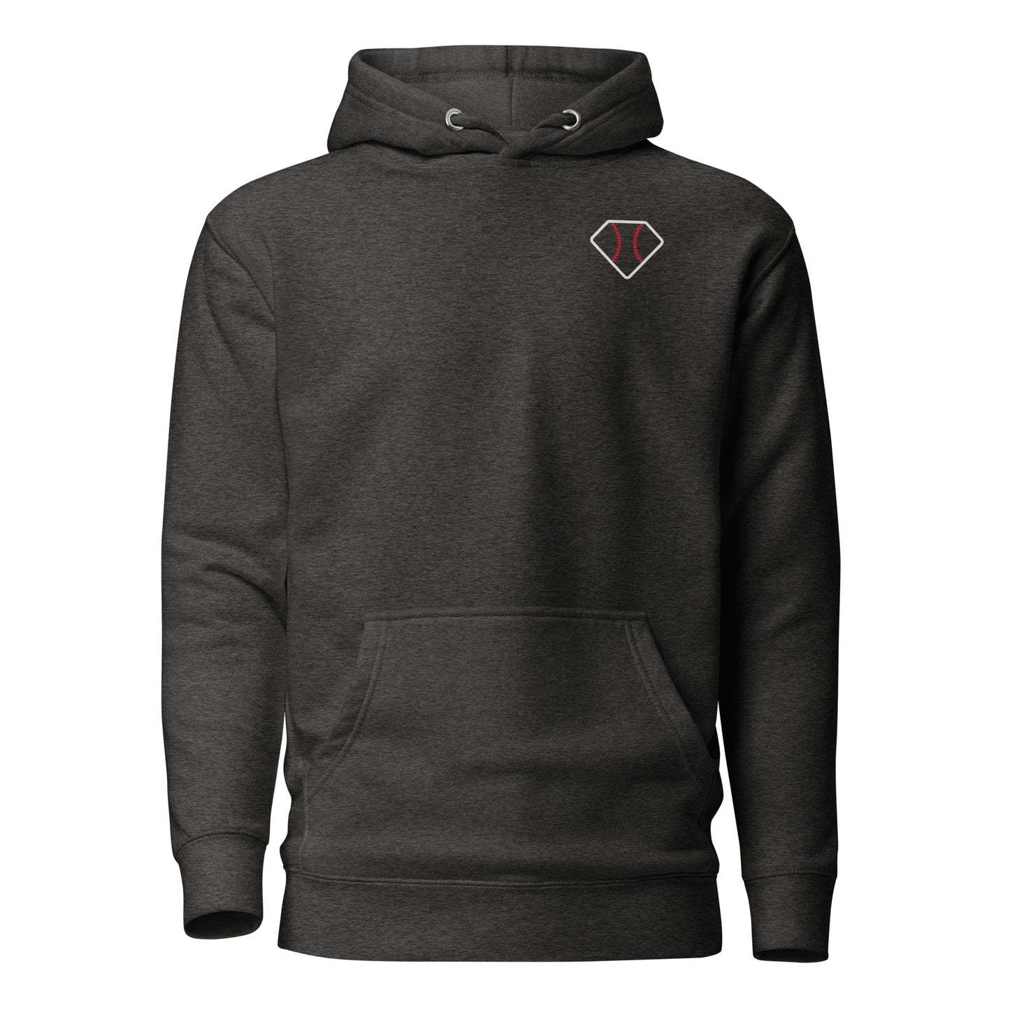 Diamond Vibes Softball Classic Blue Logo Hoodie