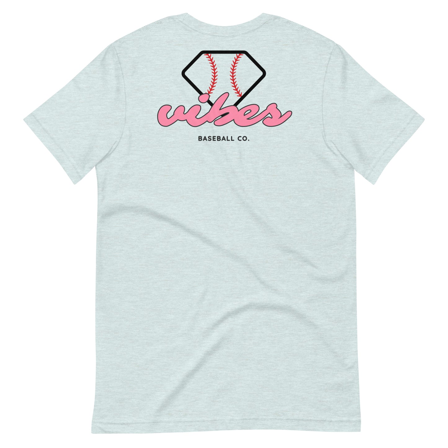 Diamond Vibes Baseball Classic Pink Logo T