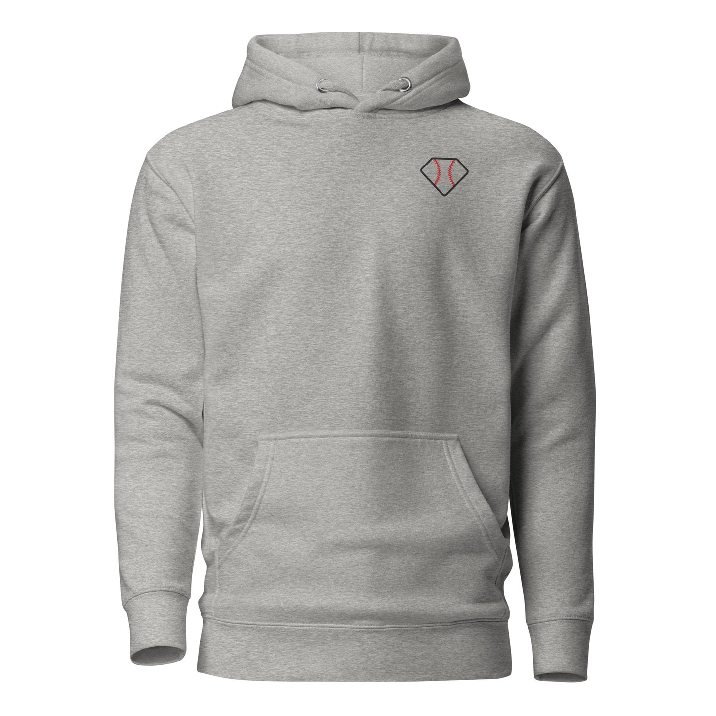 Diamond Vibes Softball Classic Pink Logo Hoodie