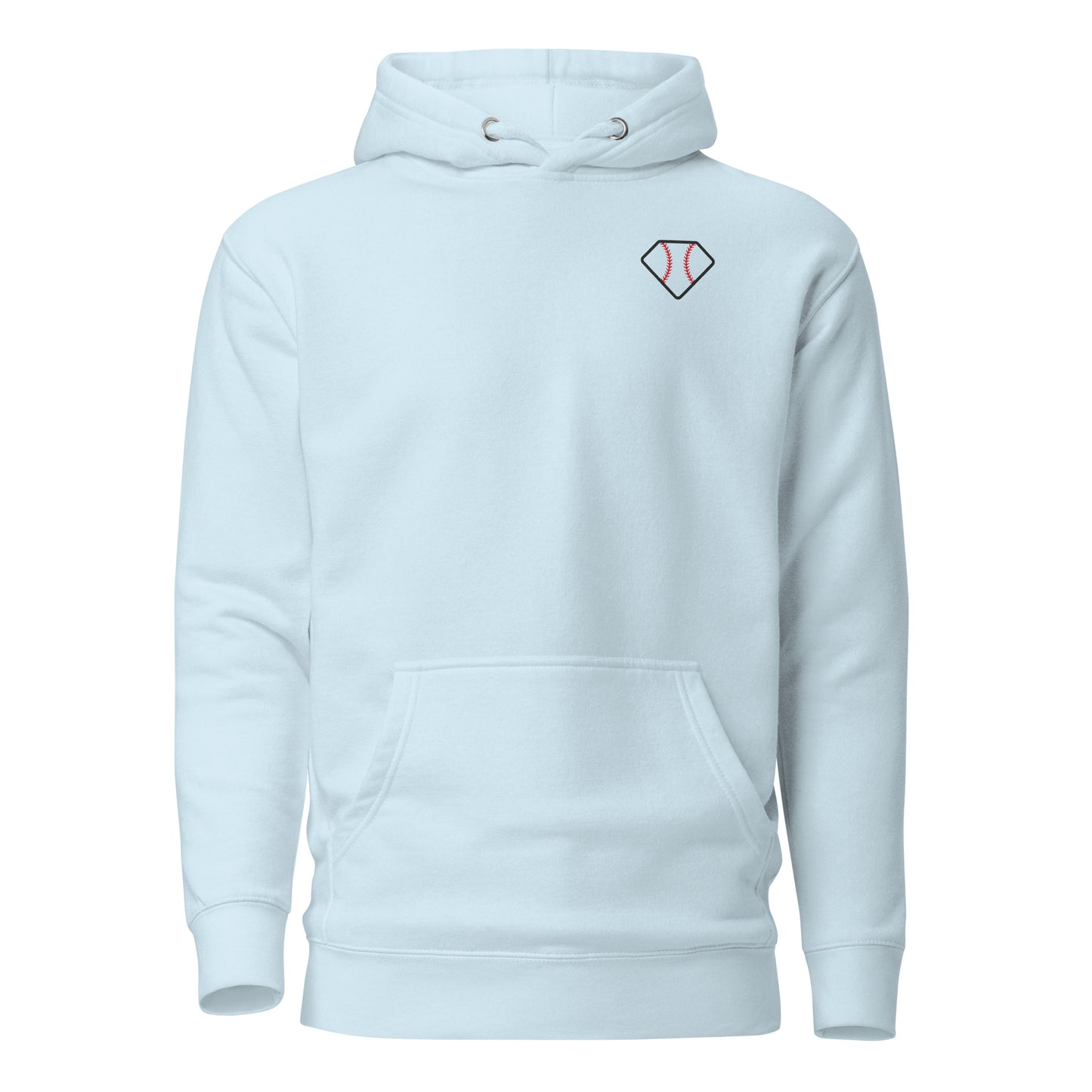 Diamond Vibes Softball Classic Pink Logo Hoodie