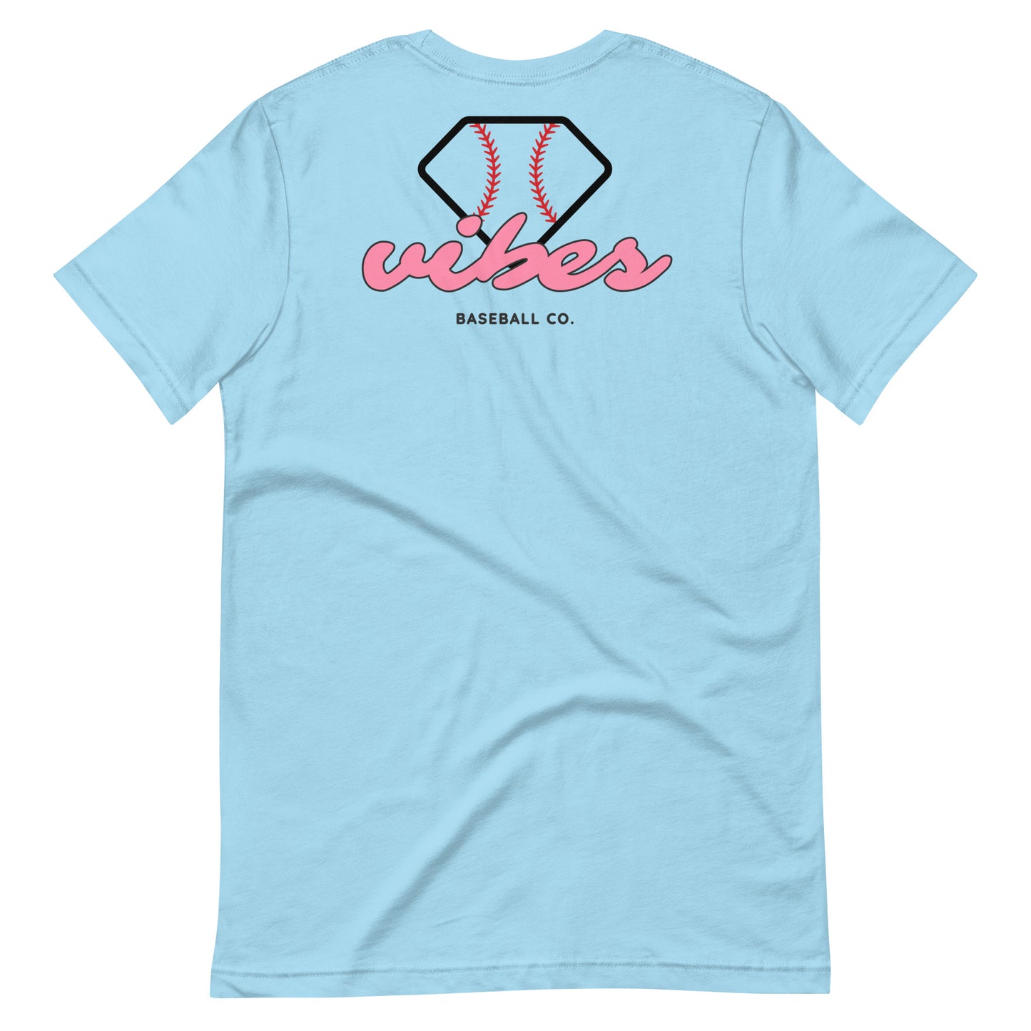 Diamond Vibes Baseball Classic Pink Logo T