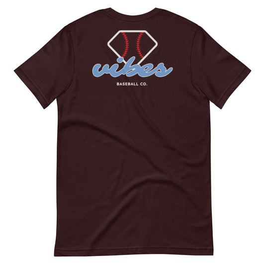 Diamond Vibes Baseball Classic Blue Logo T